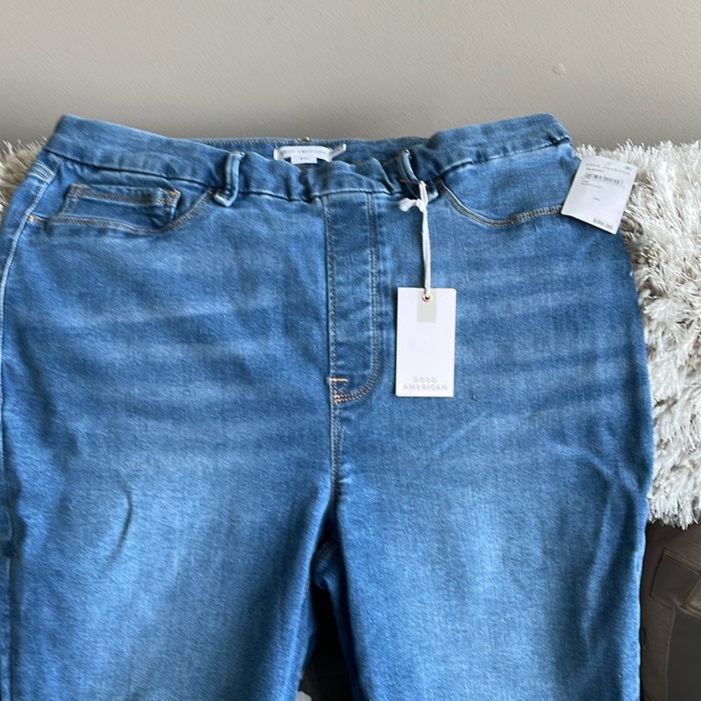 Good American Power Stretch Pull-On Skinny Jeans- 2XL